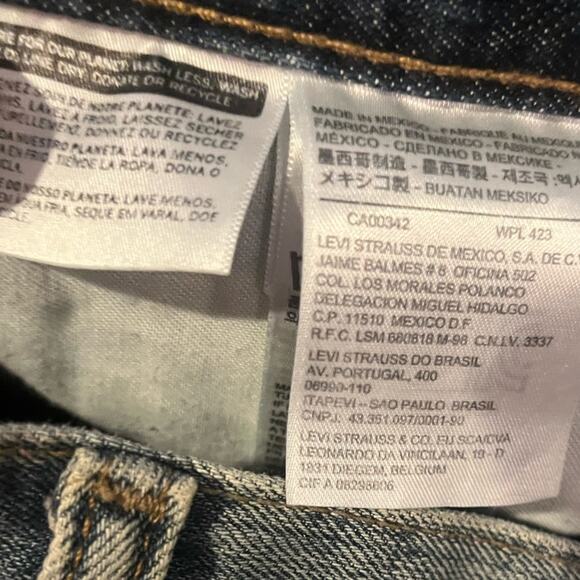 Vtg Y2K Levi’s 569 Denim High Waisted Bermuda Shorts Jorts 30 Classic Casual - Picture 4 of 5